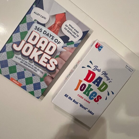 Dad Jokes - Book (365 Days of Dad Jokes) & Dad Joke Card Game! (new/hg/x) - Picture 2 of 11